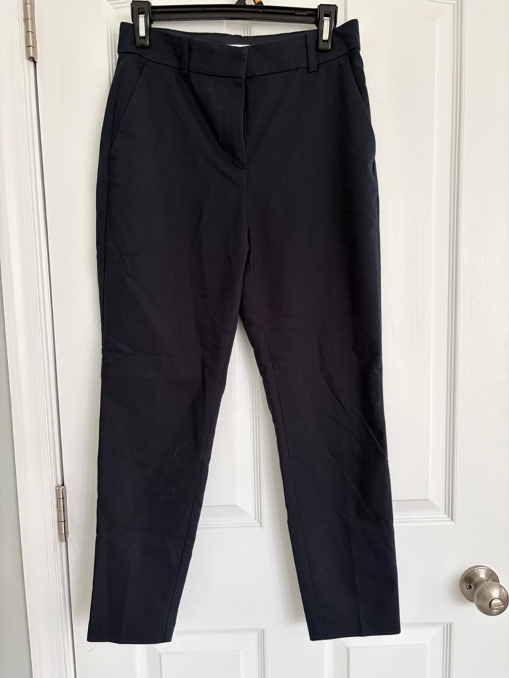 H&M Dark Blue Women's Slim Dress Pants